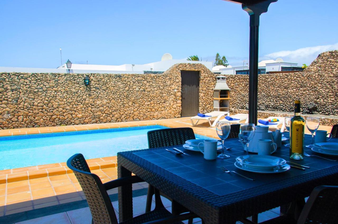 Villa Calamares With Heated Pool And Air Conditioning Playa Blanca  Luaran gambar